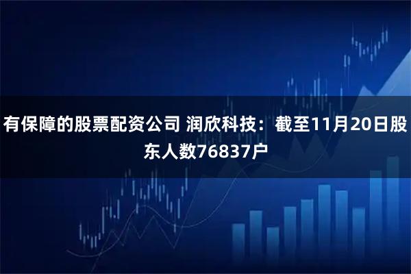有保障的股票配资公司 润欣科技：截至11月20日股东人数76837户