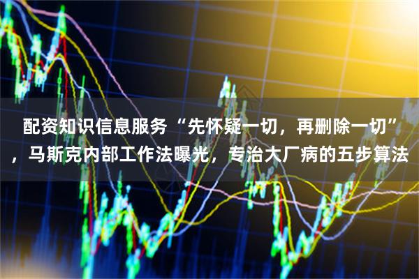 配资知识信息服务 “先怀疑一切，再删除一切”，马斯克内部工作法曝光，专治大厂病的五步算法