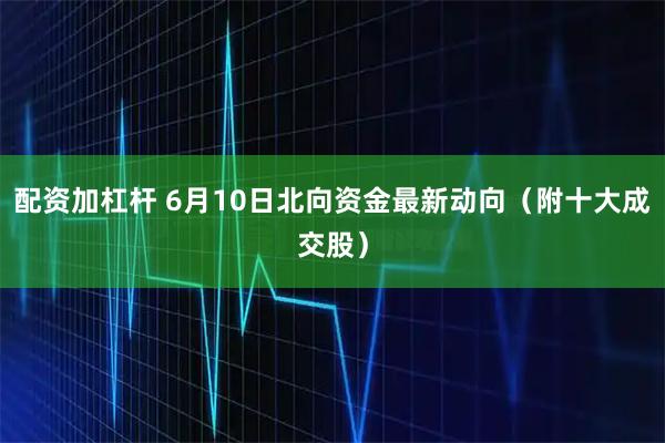 配资加杠杆 6月10日北向资金最新动向（附十大成交股）
